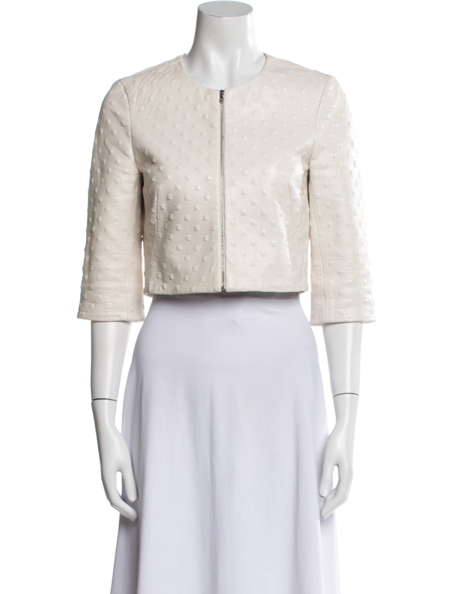 Susan Bender Leather Evening Jacket